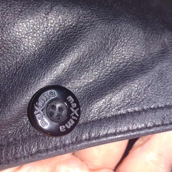 Wilson black leather blazer jacket coat lined - Picture 2 of 5